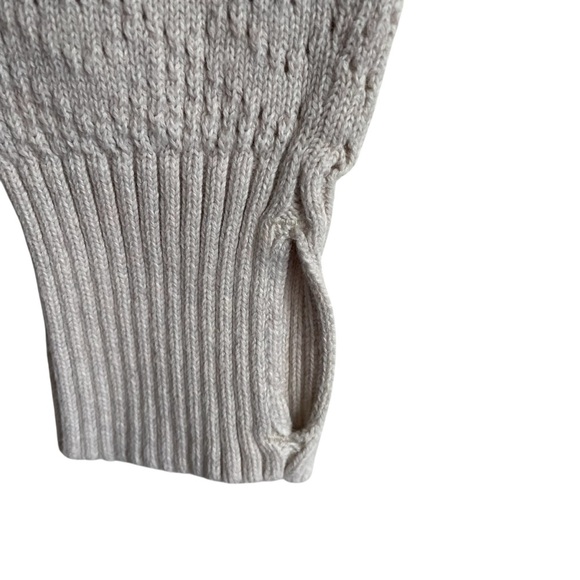 Ivivva White and Pink Cropped Sweater with Chevron Knit - Picture 3 of 10